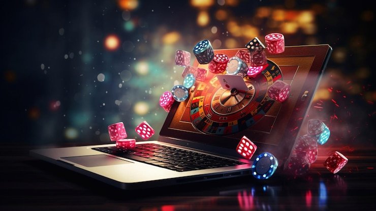 Layar Auto Roulette 777lucky apk dengan roda merah dan putih